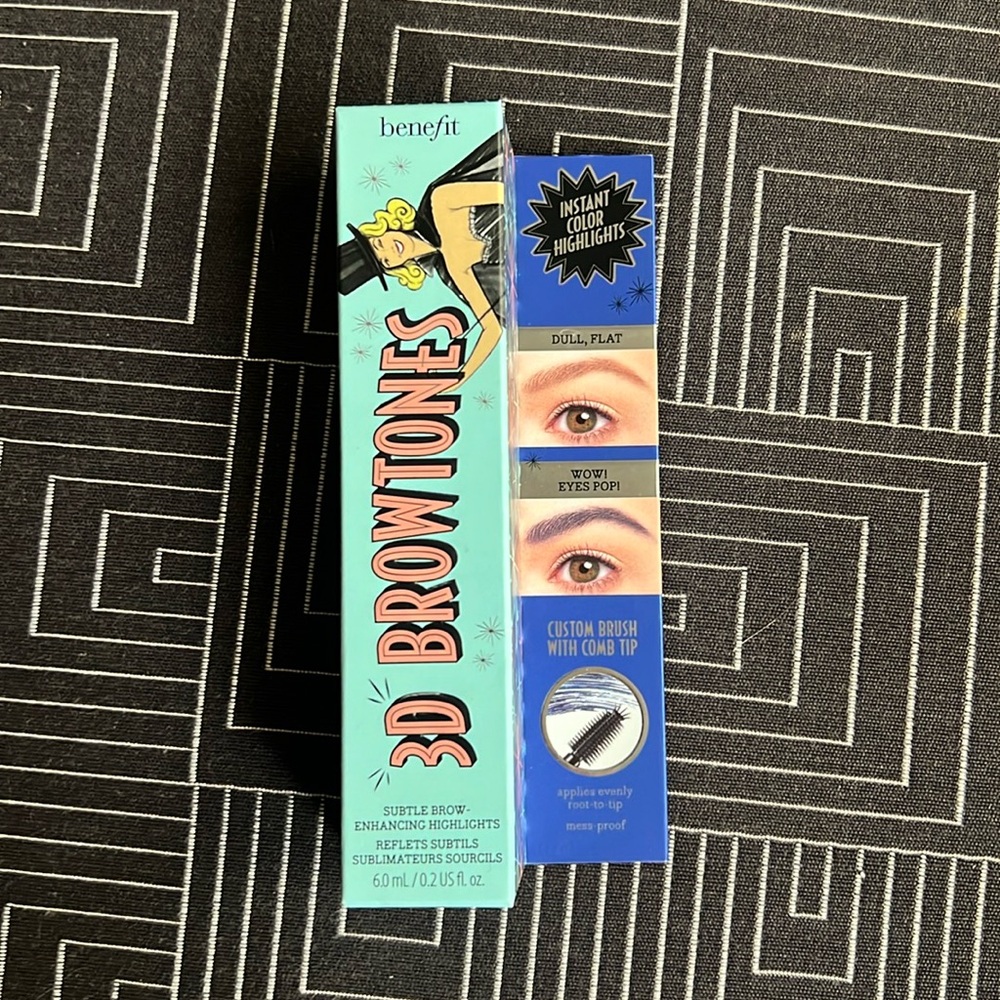 Benefit Cosmetics 3D Browtones *NIB* Brow Enhancer, Deep Blue